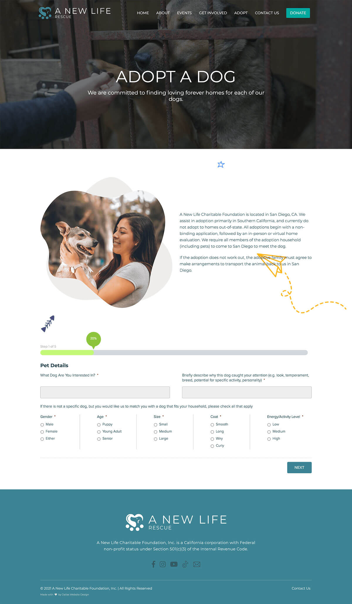 Non-Profit Website Design Dallas: A Case Study on Driving Adoption and Donations