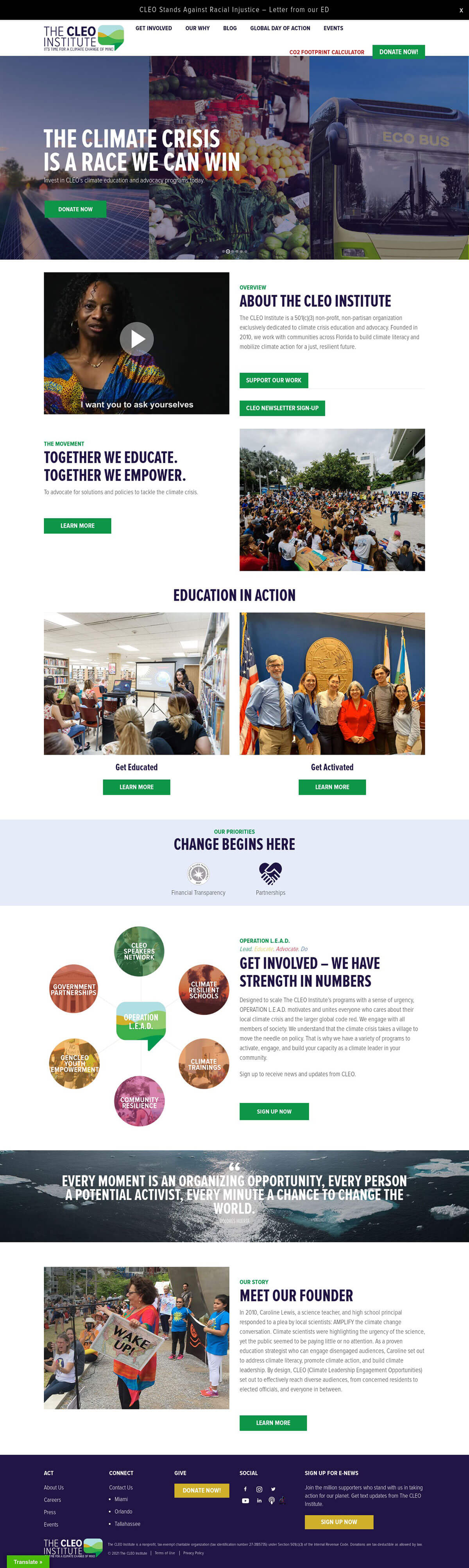 The CLEO Institute