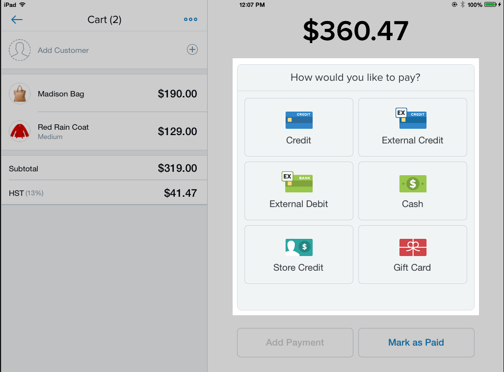 Mmultiple Payment