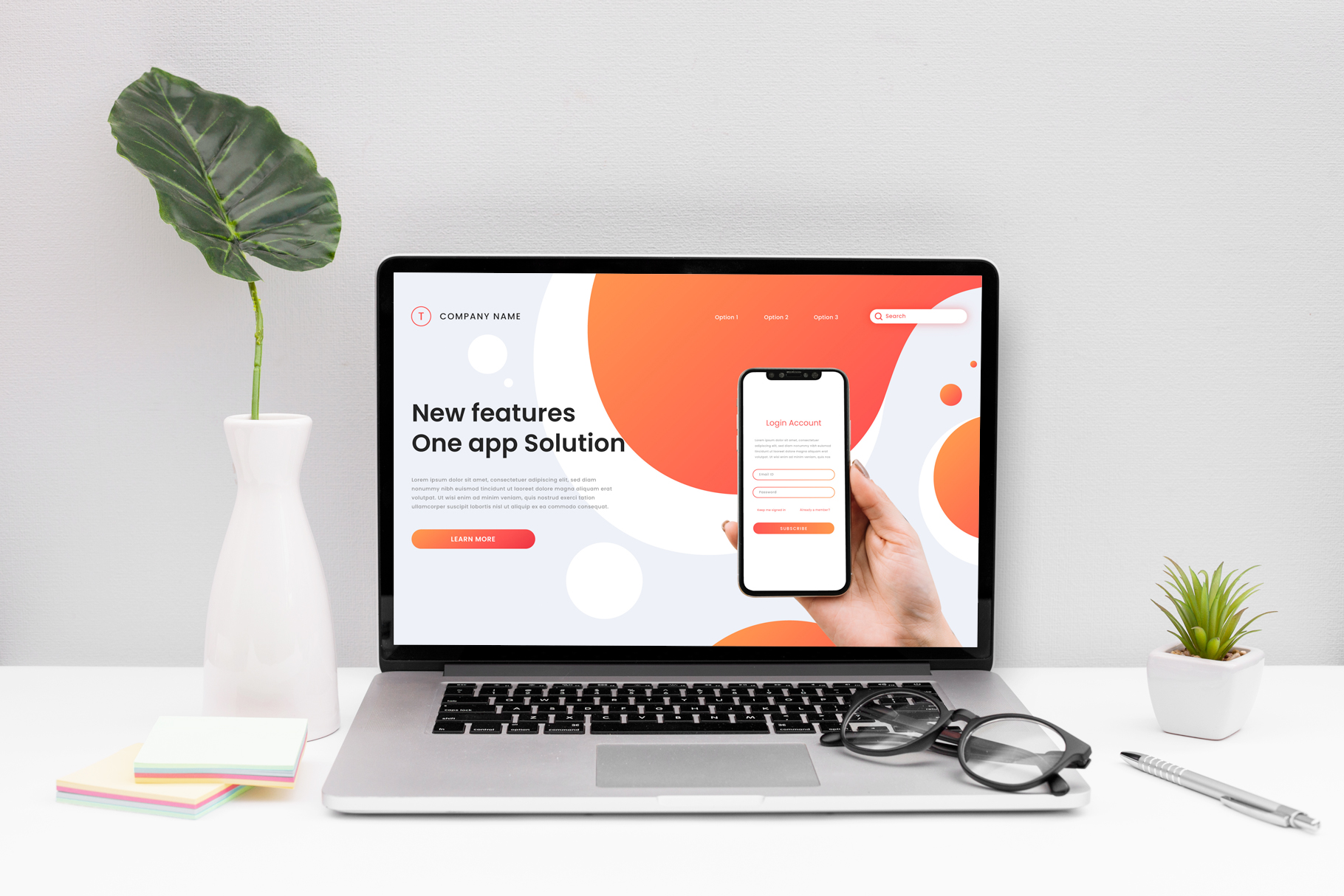 How do these Landing Pages gather information