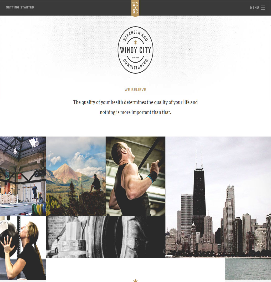 Studio or Gym Website Design