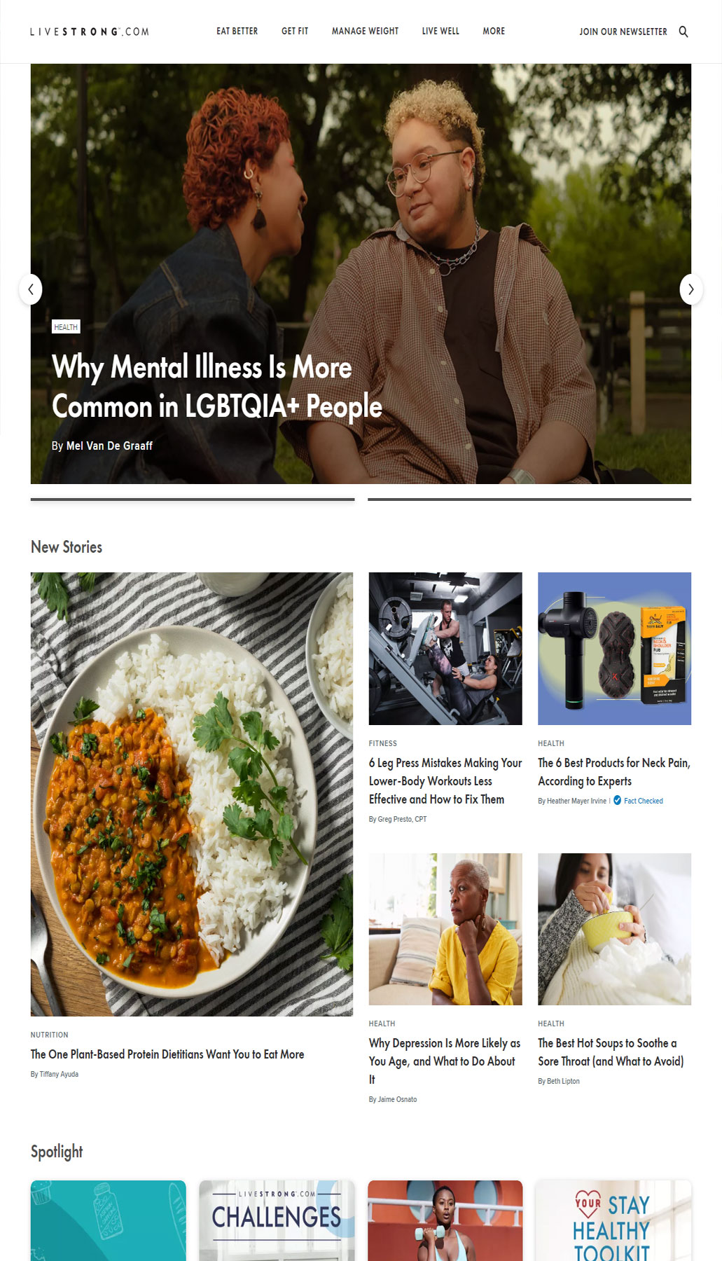 Fitness Website Design