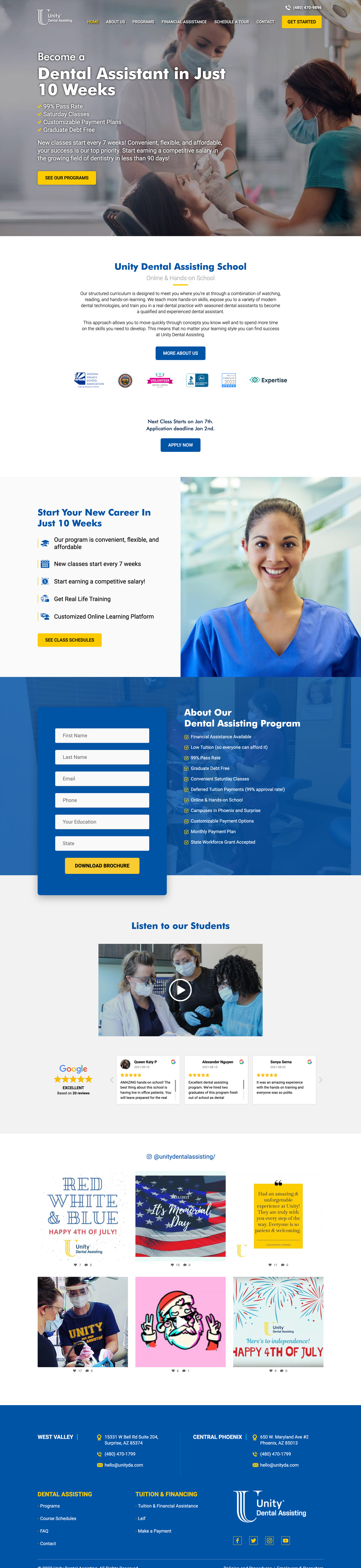 Unity Dental Assisting School