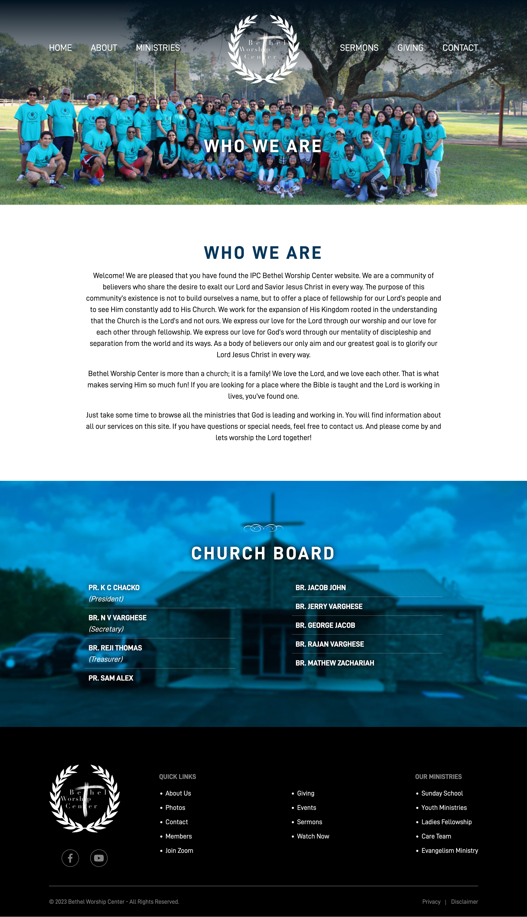 Bethel Worship Center