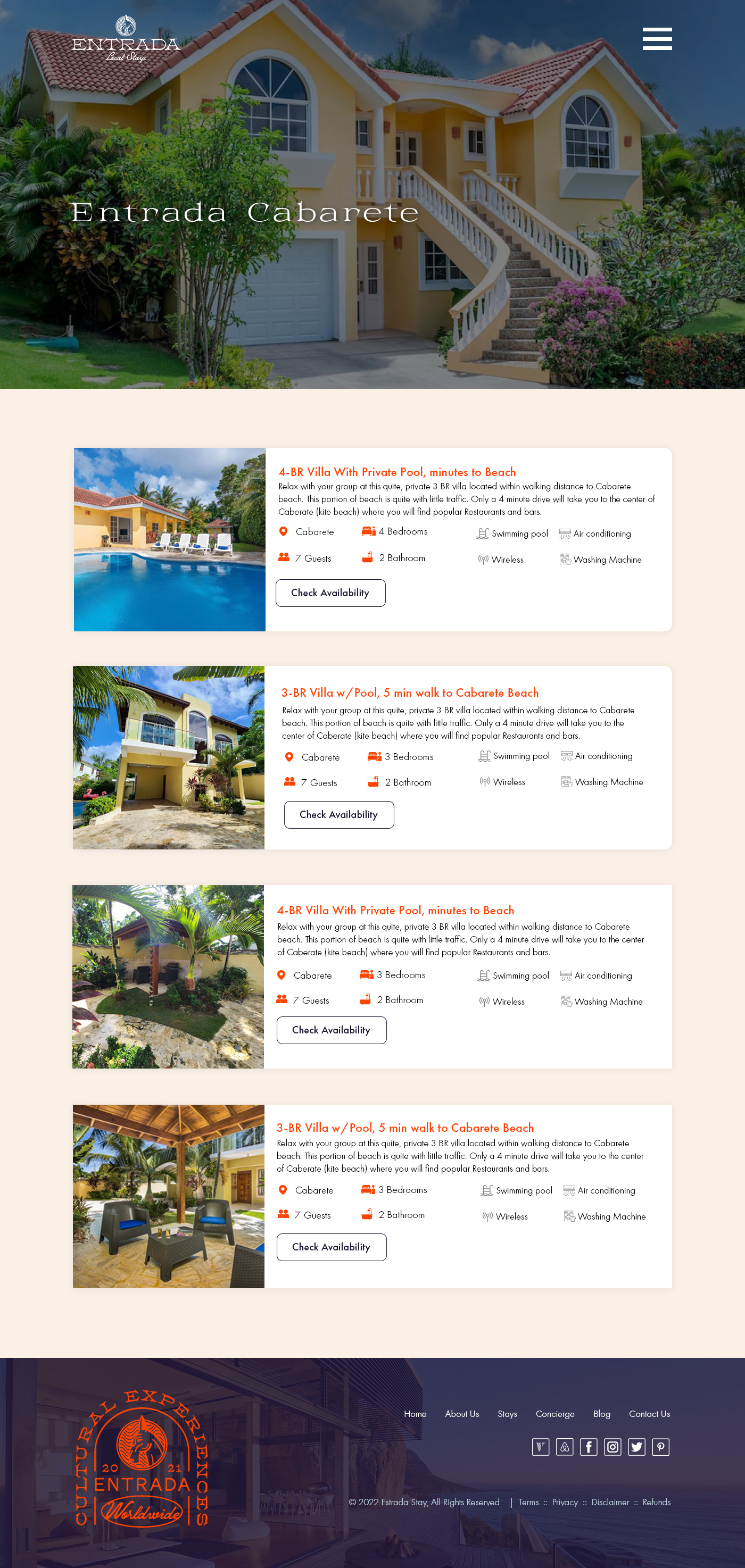 Entrada local Stays