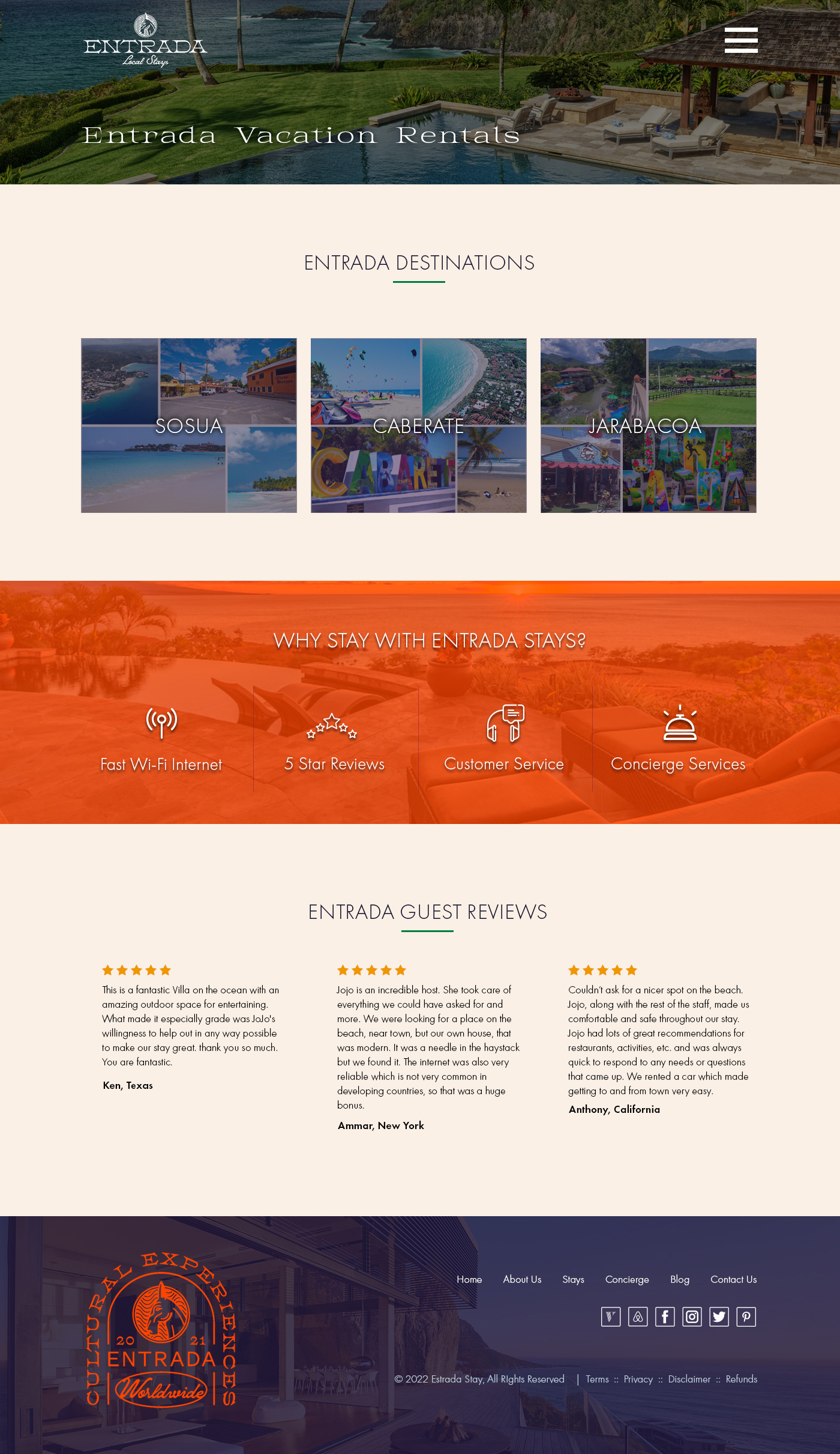 Entrada local Stays